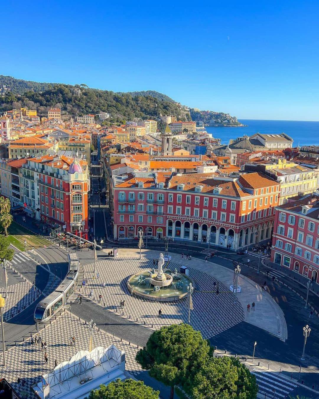 Beau 3 Pieces, 7 Pers, 2 Terrasses, Centre, Calme, Securite Apartamento Nice